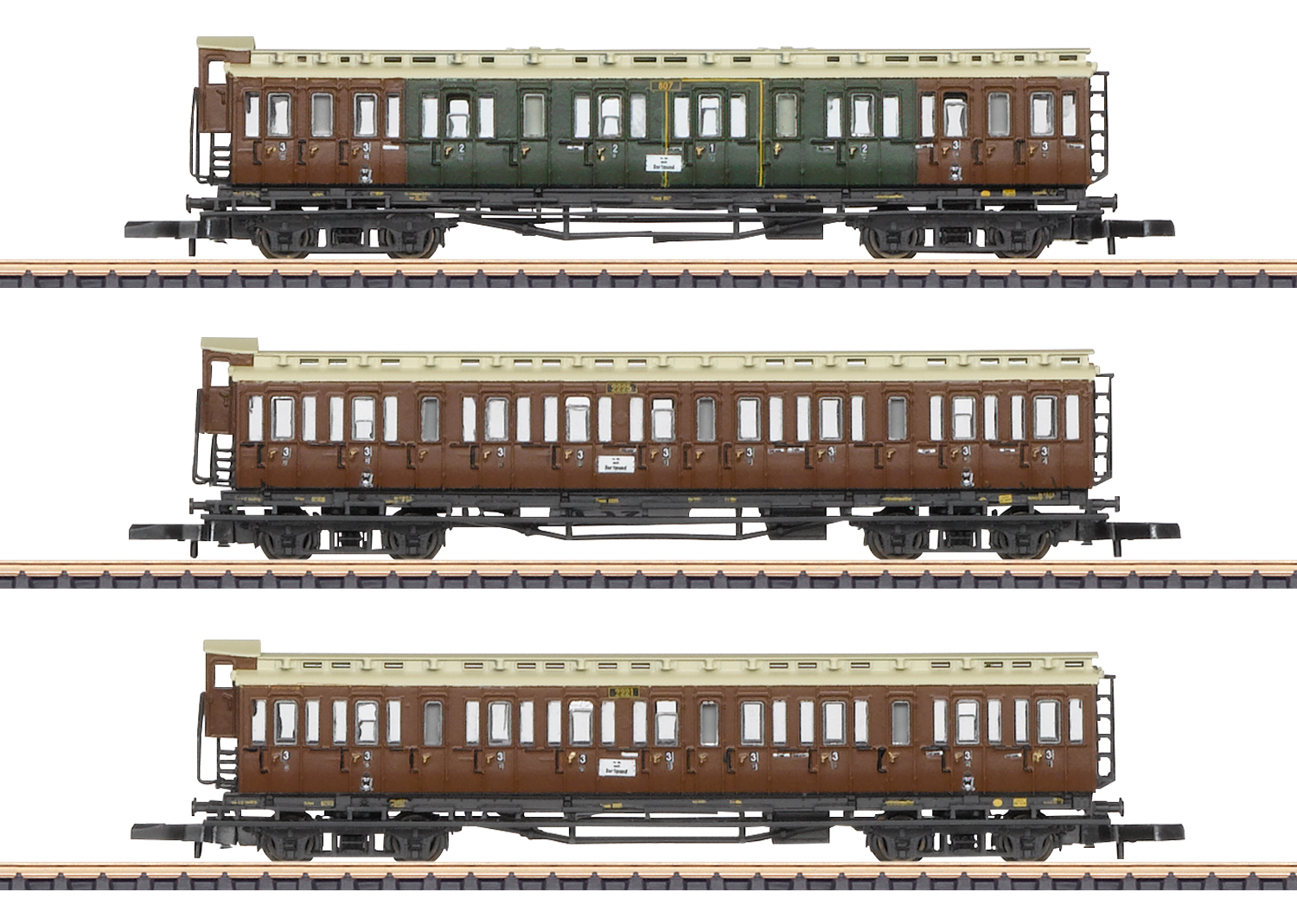 Märklin 87568 - Abteilwagen-Set KPEV